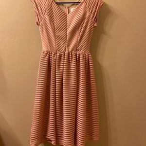 blush pink formal dress